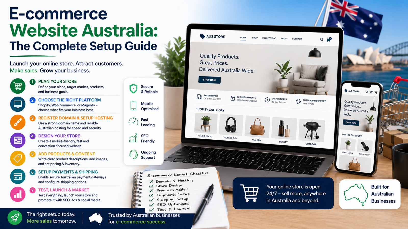 E-commerce Website Australia: The Complete Setup Guide