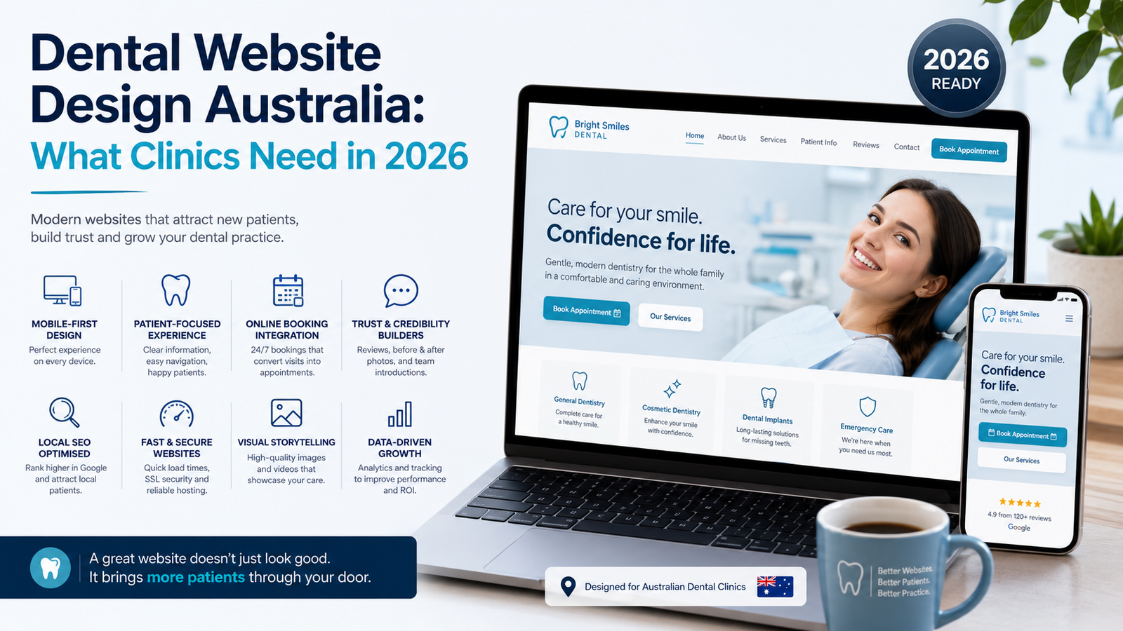 Dental Website Design Australia: What Clinics Need in 2026