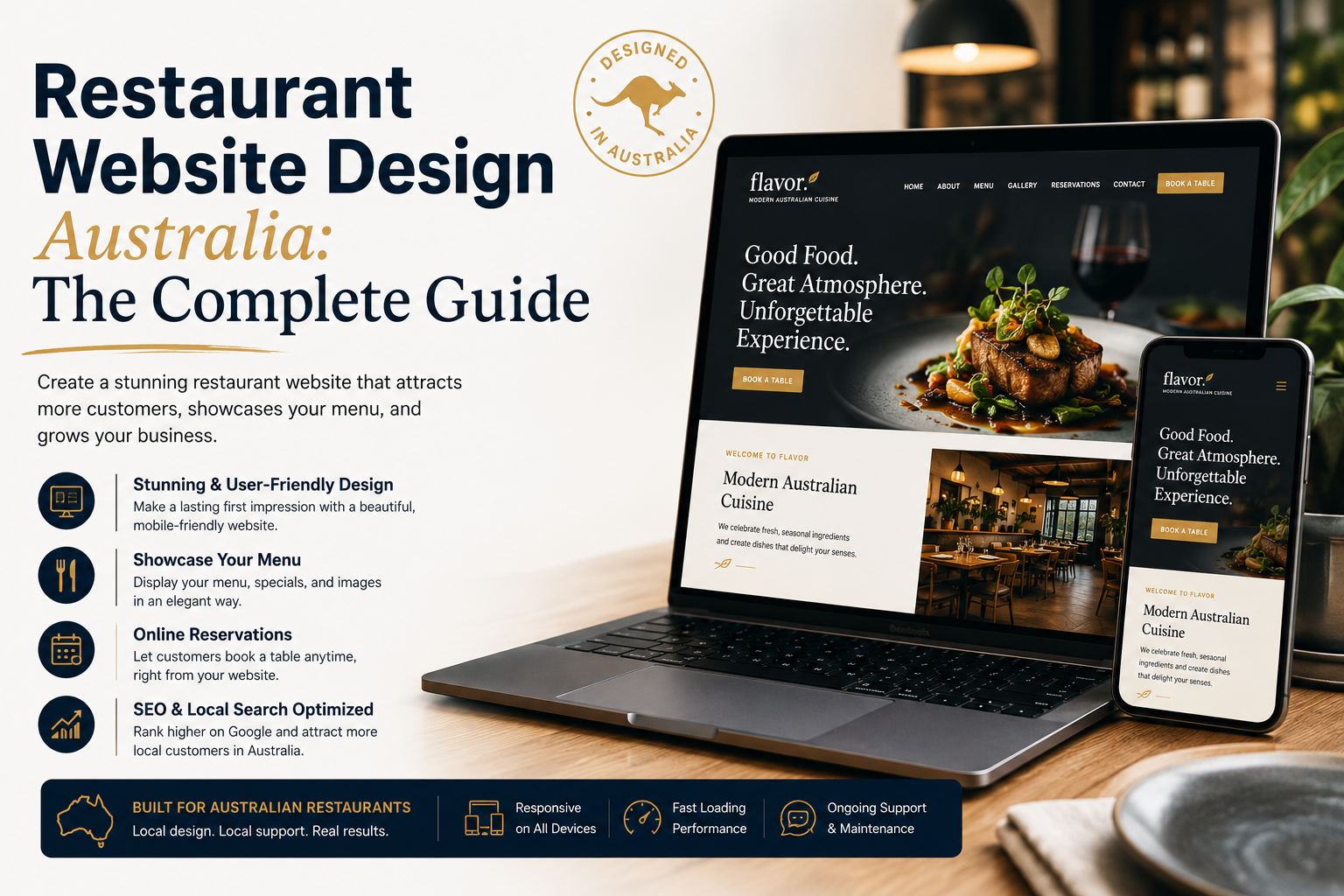 Restaurant Website Design Australia: The Complete Guide