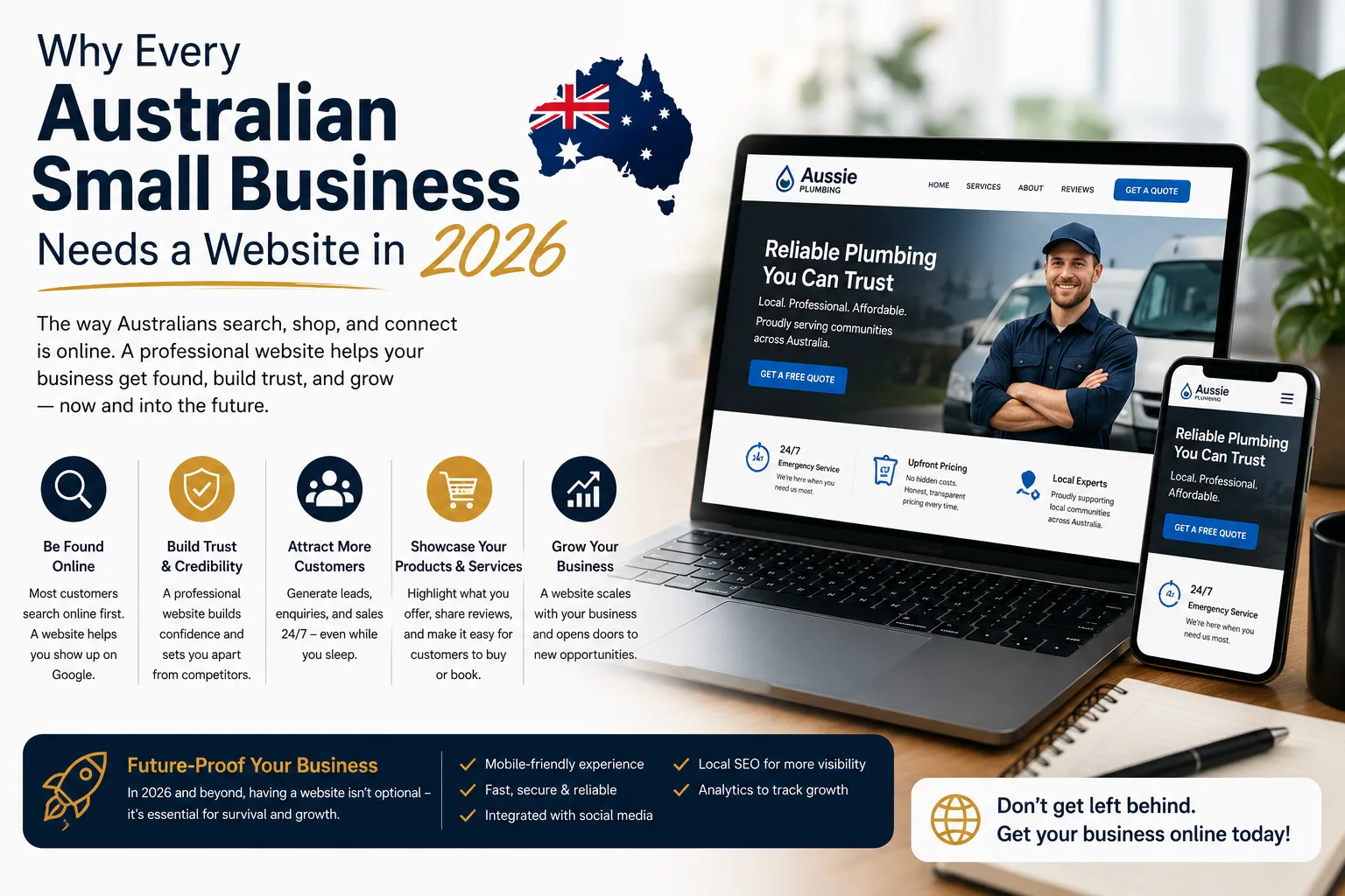 Why Australian Small Businesses Need a Professional Website in 2026